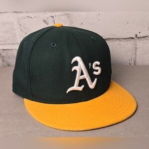 New Era 59FIFTY Oakland Athletics A’s Authentic On-Field Fitted Hat Size 7